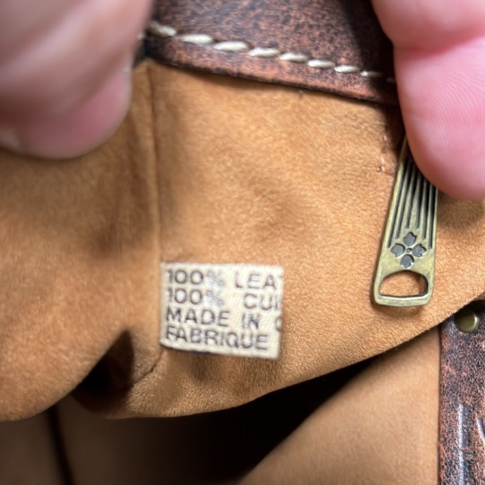 Patricia Nash Leather Cross Body Bag - Picture 8 of 12